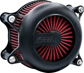 41102 Vance & Hines And Fits Vo2 Rogue Air Intake Kit - Black Wrinkle