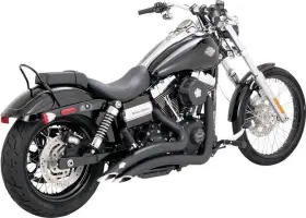 43371 Vance & Hines And Pcx Big Radius 2-into-2 Full Exhaust System Black #43371