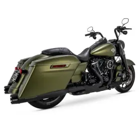 46792 Vance & Hines And Blackbird 450 Slip-ons In Black 2017-2025 Touring Flh/flt Glide M8