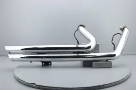66781-10 Vance & Hines 2011 Harley Softail Exhaust Muffler Header Pipe Kit Big Shots Chrome