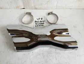 D574hc Vance & Hines Harley Touring And Power Duals Chrome Exhaust Front Heat Shield D574hc Vance & Hines Harley Touring And Power Duals Chrome Exhaust Front Heat Shield
