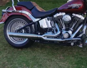 P293350 Vance & Hines Python 2 Into 1 Made By &hines With Baffle For Softails 1996-2011 P293350 Vance & Hines Python 2 Into 1 Made By &hines With Baffle For Softails 1996-2011