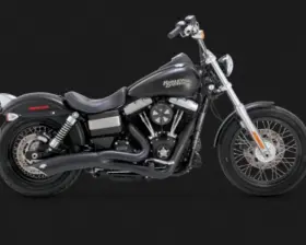 Vance & Hines Vah-48021 And 48021 Black Big Radius 2-into-1 For Harley Dyna Switchback 12-16