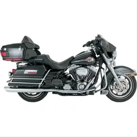 Vh0024 Vance & Hines Exhaust System Head Pipes Steel Chrome Rear Exit Kit