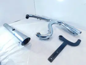 Victory 1261397 2006 And 2007 Kingpin Vegas Exhaust 2 Into 1 Header Pipes With Muffler