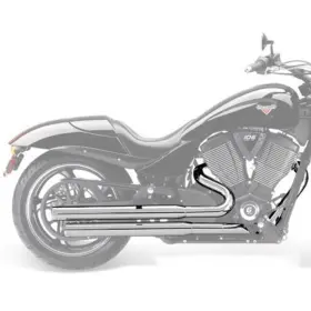 Victory Motorcycle 2878304-156 New Oem Stage 1 Straight Exhaust Chrome Hammer