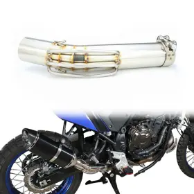 Xitomer Fb019hwhem11-2 Fit For Yamaha Tenere 700 Xtz690 2019-2024 Middle Pipe Exhaust Without Muffler