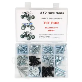 Fbt00719dx Xitomer Plastic Body Engine Frame Exhaust Bolt Kit 161pcs One Size Silver