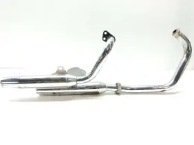 2uj-14711 Yamaha 02 Xv250 Virago 250 Full Exhaust Header Pipe Muffler #2