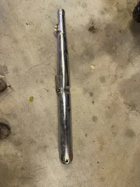 2v0-14710-00-00 Yamaha 79 Rd-400 Daytona Left Exhaust Pipe 2v0-14710