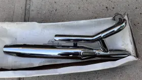 Yamaha 5bn-14711-00-00 2007 V Star 650 Oem Right Lower Exhaust Muffler W Header