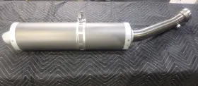 5pw-14710-11-00 Yamaha R1 02/03 Oem Stock Titanium Muffler - Near Mint