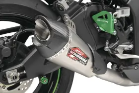 14183cp520 Yoshimura At2 Race Series 3/4 Exhaust System Ss/cf #14183cp520 For Kawasaki