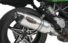 14210bm520 Yoshimura Alpha Stainless With Carbon Fiber Slip-on 18-21 Ninja H2 Sx