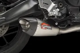 Yoshimura 1sau79tmw2 Yosh At2 Race Full System Ss Exhaust Pipe W Matte Cf End Cap Yamaha Xsr900 23