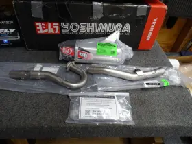 Yoshimura 24140ah320 Rs-9 Exhaust Muffler Carbon End Cap Kawasaki 2011-23 Klx140