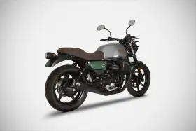 Zard Zmg003s10sso-b Exhaust Slip-on Euro 5 Version Moto Guzzi V7 850 2021- Black