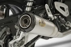 Ztp090s10scr Zard Exhaust Conical Slip-on Triumph Speed Twin 1200 Thruxton R Rs 2019
