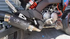 Zoom Zm-kw-z125-albk15-2slz-1-dwn Exhaust Kawasaki Z125 Pro Z 125 2017-2026 Full System Black 2slz Us