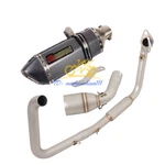 Full System Exhaust Mufflers Front Link Pipe For Benelli TNT125 TNT135 2017-2023. Fixed Price $191.79.