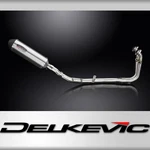 Cfmoto Ibex 450 2025+ Delkevic Complete Exhaust Brushed 13.5 Inch Muffler. Fixed Price $379.99.