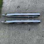 Harley Davidson Exhaust Muffler Tail Pipes 2015 Ultra Harflt 1340 / 1450. Fixed Price $159.00.