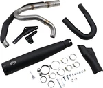 S&s Cycle 550-0857 2:1 Exhaust M8 Softail Black For Hd Fat Boy Flf. Fixed Price $1205.06.