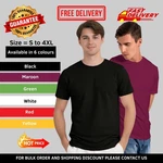 Heavy Weight Short Sleeve Crew Neck Super Cotton Plain T-shirts Big & Tall. Fixed Price $9.99.