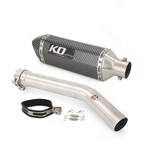 Muffler Motorcycle Exhaust Mid Pipe Stainless Steel Tips For Yamaha R6 1998-2005. Fixed Price $91.79.