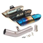 For Suzuki GSF650 GSX650F 2007-2016 GSF1250 Exhaust Mid Link Pipe Black Mufflers. Fixed Price $97.29.