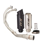 For Yamaha Yzf R3 R25 MT03 MT25 Slip Exhaust Front Pipe Black Mufflers Silencers. Fixed Price $139.38.