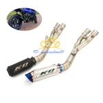 Slip On Exhaust Black Muffler Tips Mid Link Pipe For Yamaha Yzf R1M 2015-2024. Fixed Price $181.01.