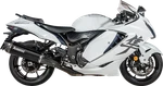 Akrapovic Slip-on Line Mufflers Titanium Black Suzuki GSX-1300R Hayabusa. Fixed Price $2976.00.