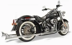 Bassani 39" Fishtail True Duals Exhaust W/o Baffles Harley Softail 2007-2017. Fixed Price $1319.95.