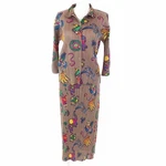 Excellent Pleats Please Two-piece Mocha Multi 3 PP61-JJ842 PP61-JG844. Fixed Price $562.00.