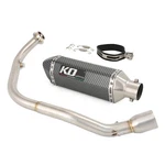 For Cf-moto ST125 Header Exhaust System Front Link Pipe Slip 51MM Muffler Tip. Fixed Price $167.44.
