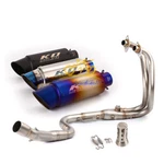 Full System For Kawasaki Ninja 250 Z300 13-16 Exhaust Front Mid Pipe Muffler. Fixed Price $181.01.