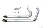 V-twin Wyatt Gatling Short Slash Cut Drag Pipe Exhaust Harley 1986-2006 Fxst. Fixed Price $176.53.