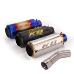 Slip On For Suzuki SV650 2003-2015 Mid Exhaust Link Pipe 51MM Muffler System. Fixed Price $80.06.