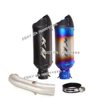 Motorcycle Slip Exhaust Middle Pipe Mufflers Modified For Duke 125 250 RC390. Fixed Price $75.00.