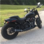 D&d Harley-davidson 2018-25 M8 Softail 2:1 Bob Cat Up-swept Exhaust 636Z-31C. Fixed Price $1100.00.