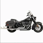 Bassani Chrome 36" True Dual Fishtail Exhaust 2018-2021 Harley Softail Flde Fxbb. Fixed Price $1629.99.