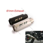 Universal 61MM Exhaust Muffler Pipe Stainless Steel End Tips Motorcycle Scooter. Fixed Price $52.37.