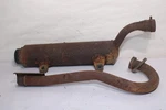 1987-2004 Kawasaki Mojave 250 Oem Full Exhaust System Header Pipe Muffler. Fixed Price $79.99.