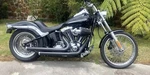 Black Staggered Duals Freedom Exhaust Chrome Tips HD00393 Harley Softail 1987-16. Fixed Price $549.99.