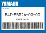Yamaha Genuine Sensor, Oxygen B4T-8592A-00-00. Fixed Price $150.39.