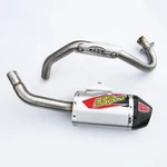 Exhaust Muffler Racing Carbon Pipe Full System Fit For Kawasaki KLX110L. Fixed Price $287.27.