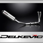 Full Exhaust With 13.5 Inch Xoval Brushed Stainless Muffler For CB750 Hornet. Fixed Price $489.99.
