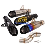 For Kawasaki Z900 2023 Exhaust Tip End Muffler Escape Mid Link Pipe Slip On 51MM. Fixed Price $101.93.