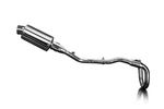 Delkevic Full Exhaust With 9 Inch Oval Stainless Muffler For KLX230S. Fixed Price $319.99.